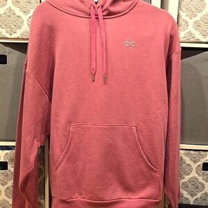 Alo Accolade Hoodie-Soft Mulberry-Small